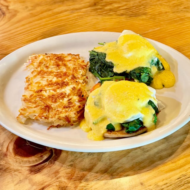 Veggie Benedict.