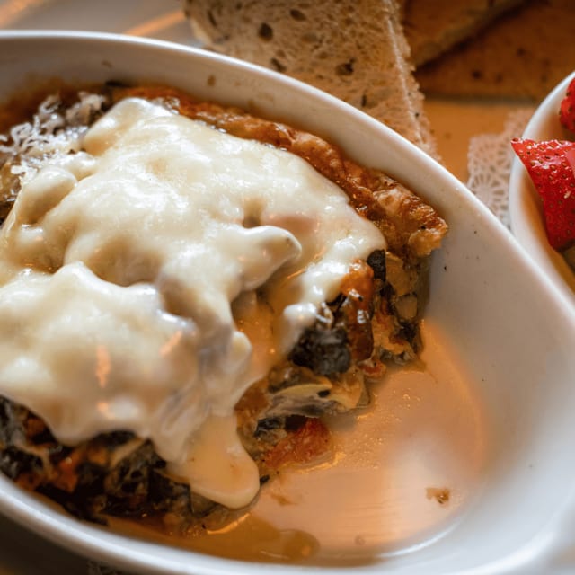 Veggie Quiche.
