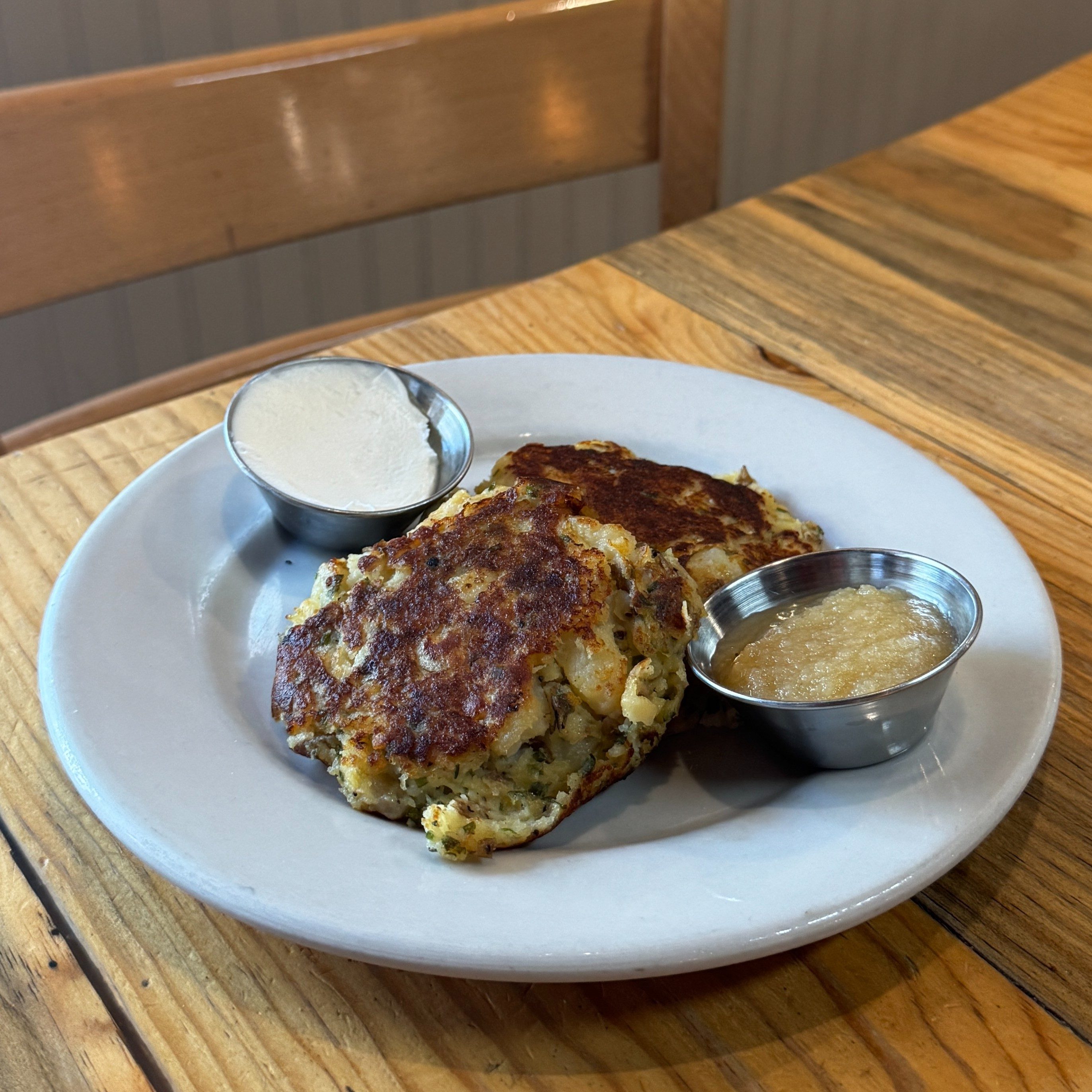 Mashed Potato Pancakes.