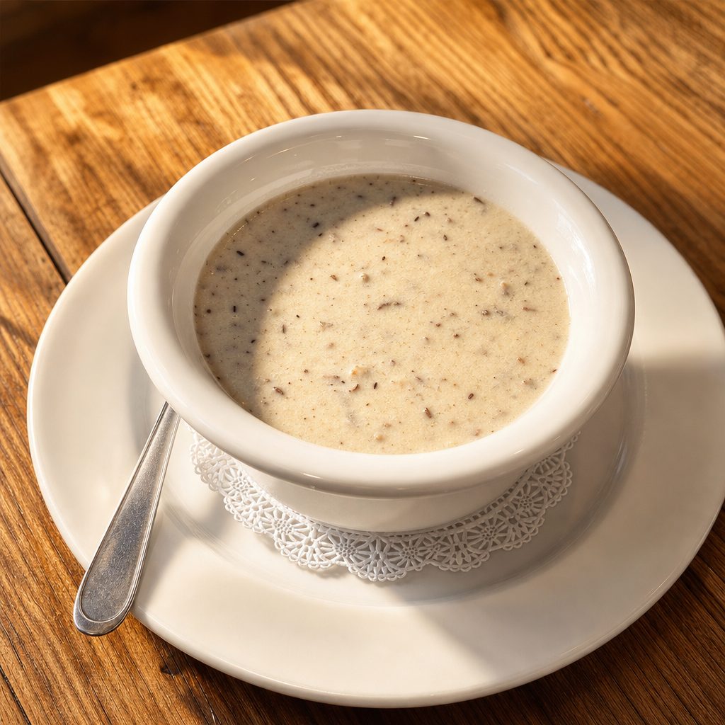 New England Clam Chowder Soup.