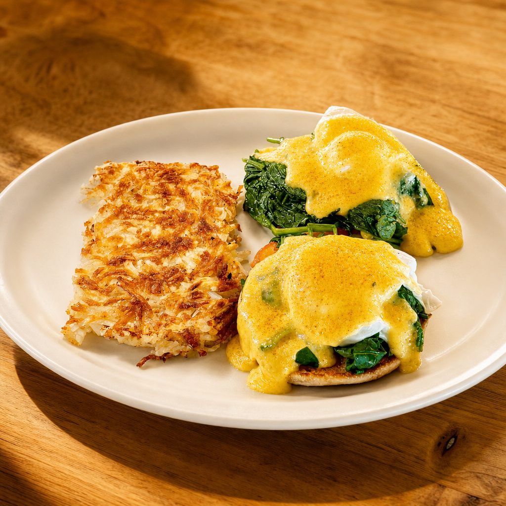 Veggie Benedict.