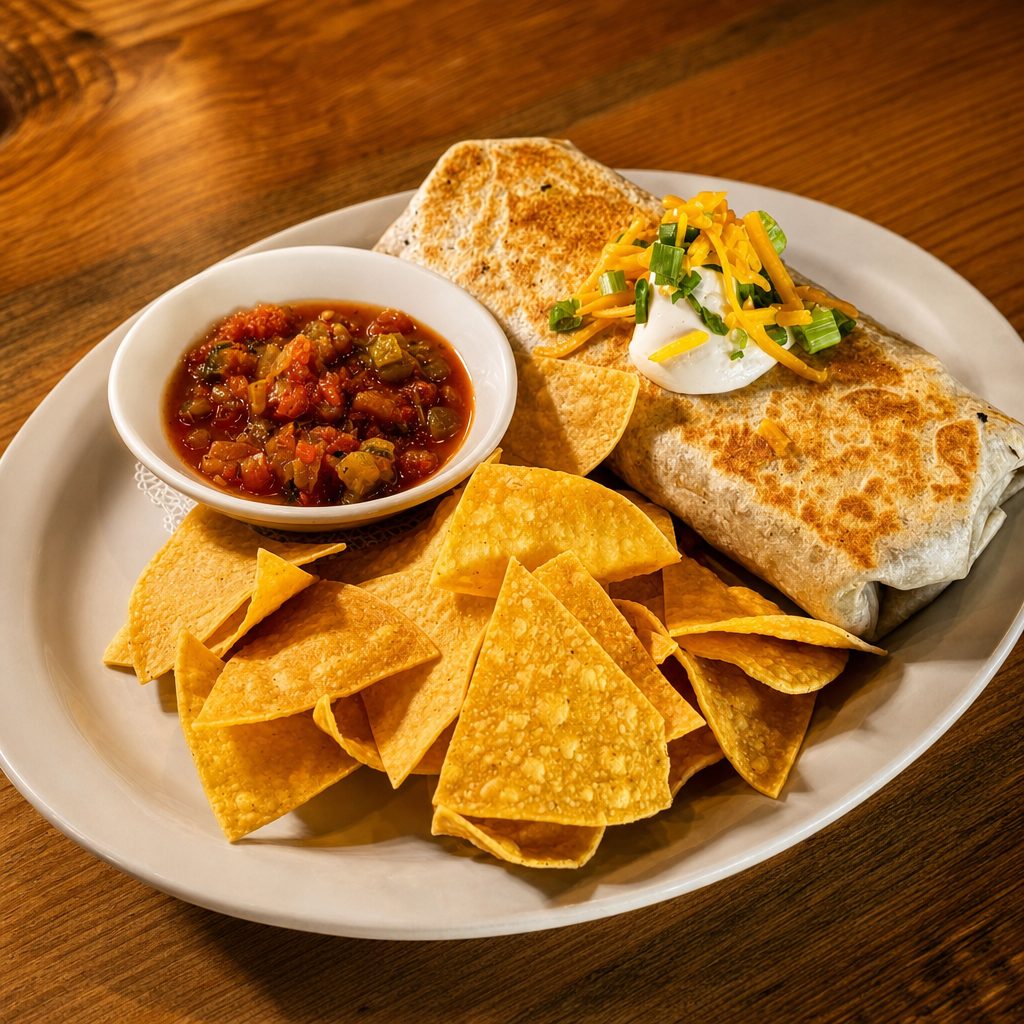 Chicken Chili Burrito.