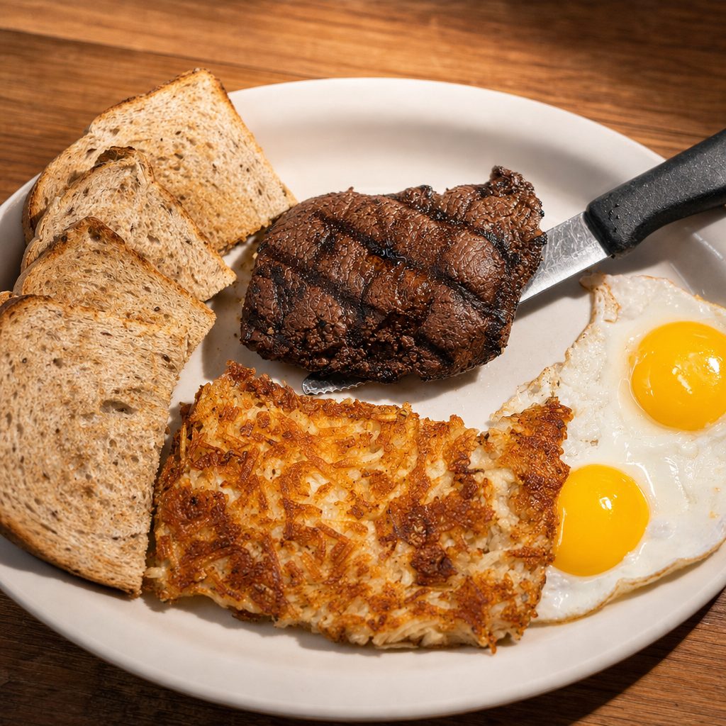 Steak & Eggs.
